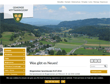 Tablet Screenshot of koettmannsdorf.at